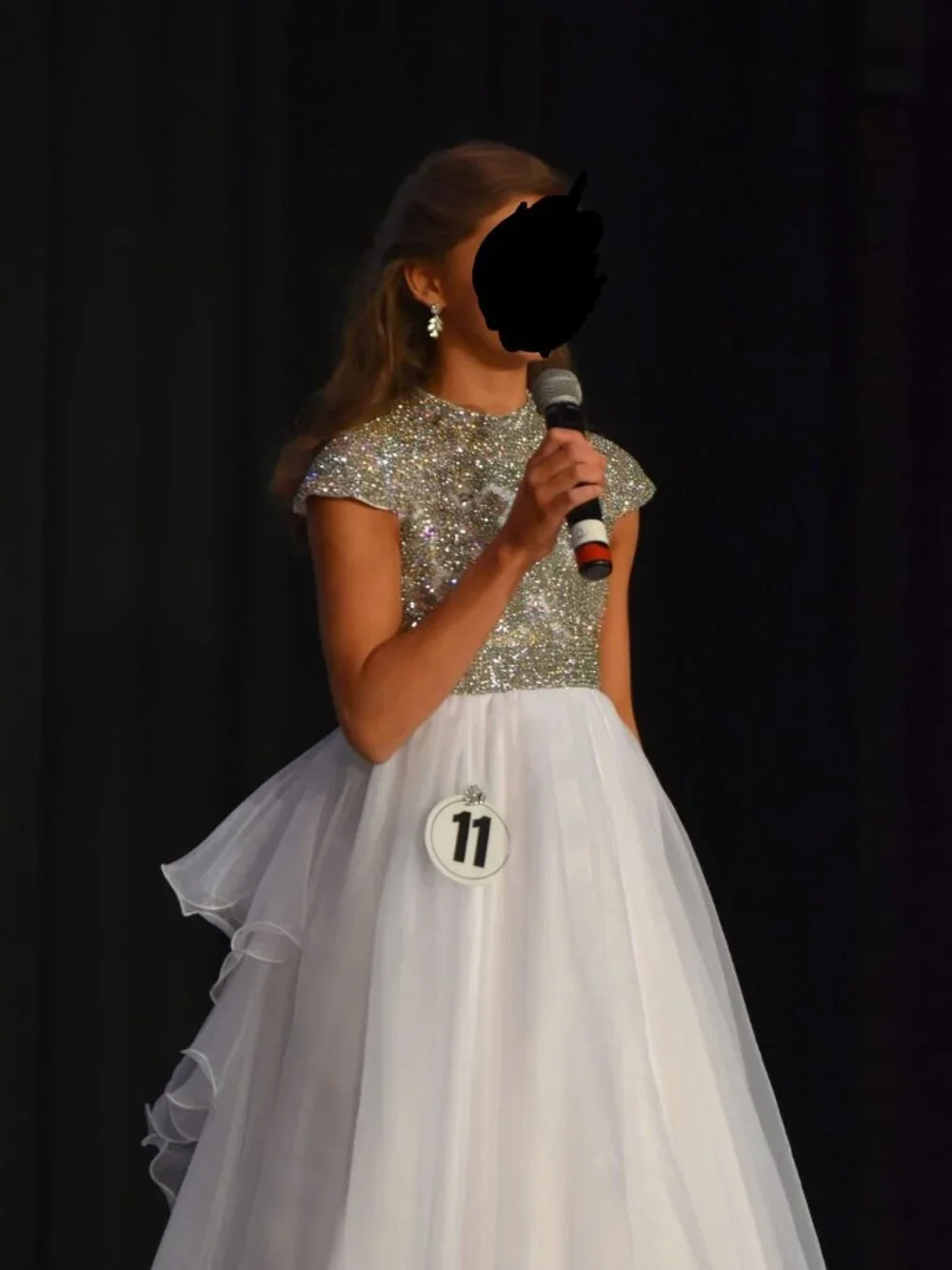 Size 10 Yunyun He pageant dress